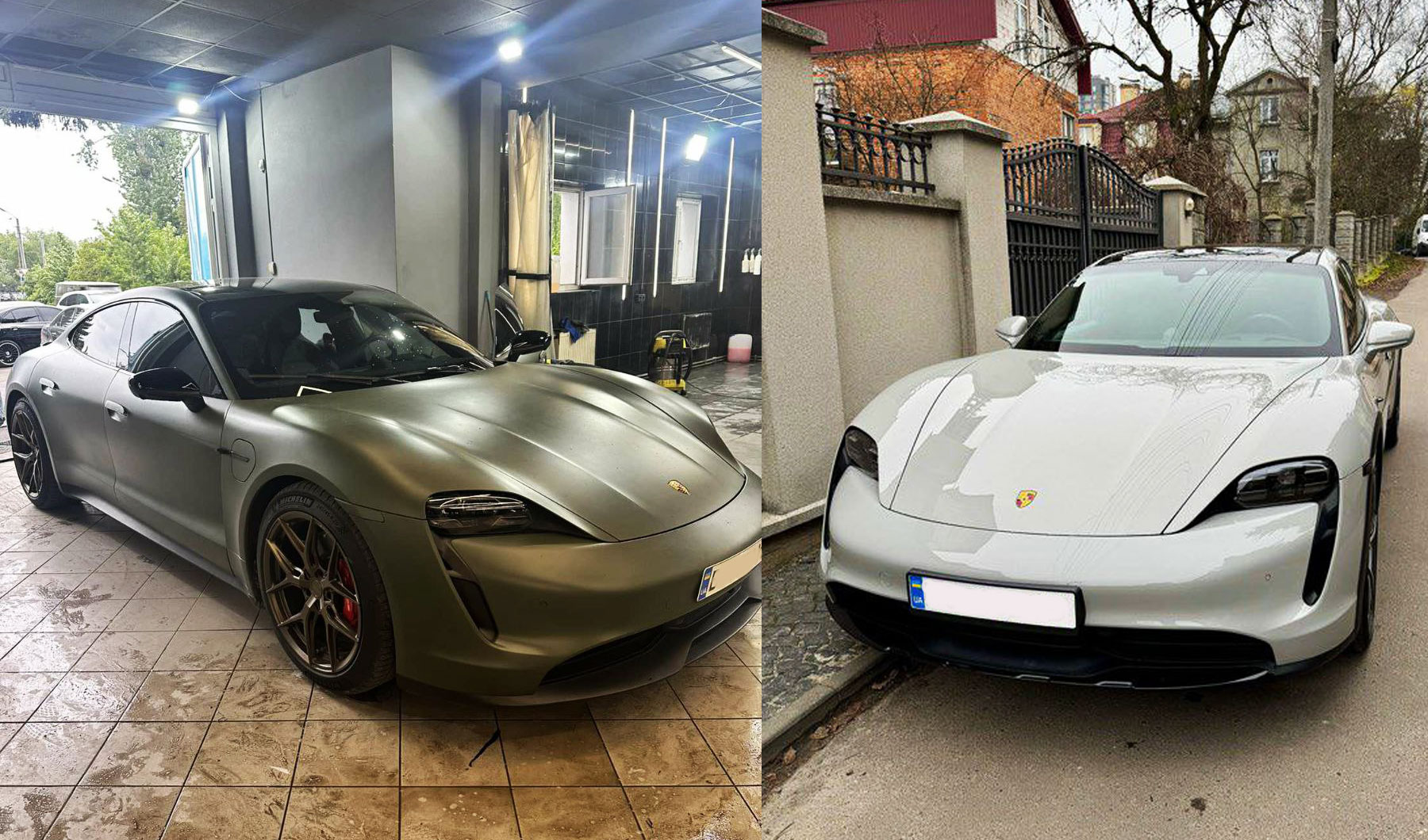 Прокат у Львові на весілля авто Porsche Taycan