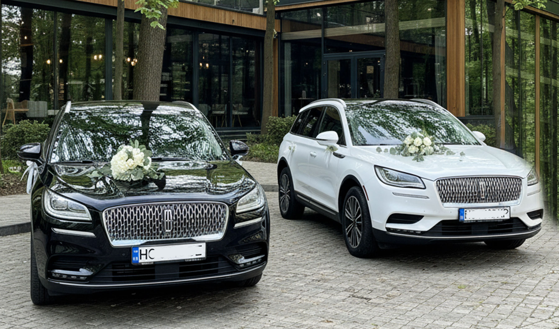 Весільний кортеж з авто бізнес класу Lincoln