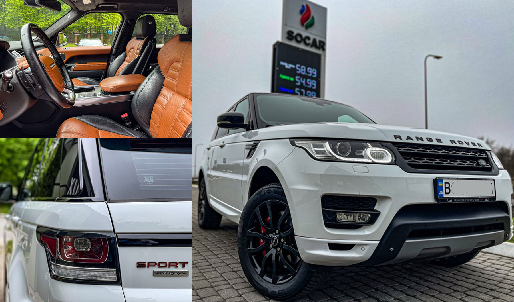 Весільний кортеж з авто бізнес класу Range Rover Sport