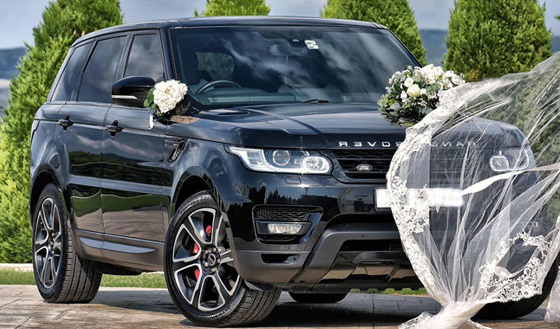 Весільний кортеж з авто бізнес класу Range Rover Sport